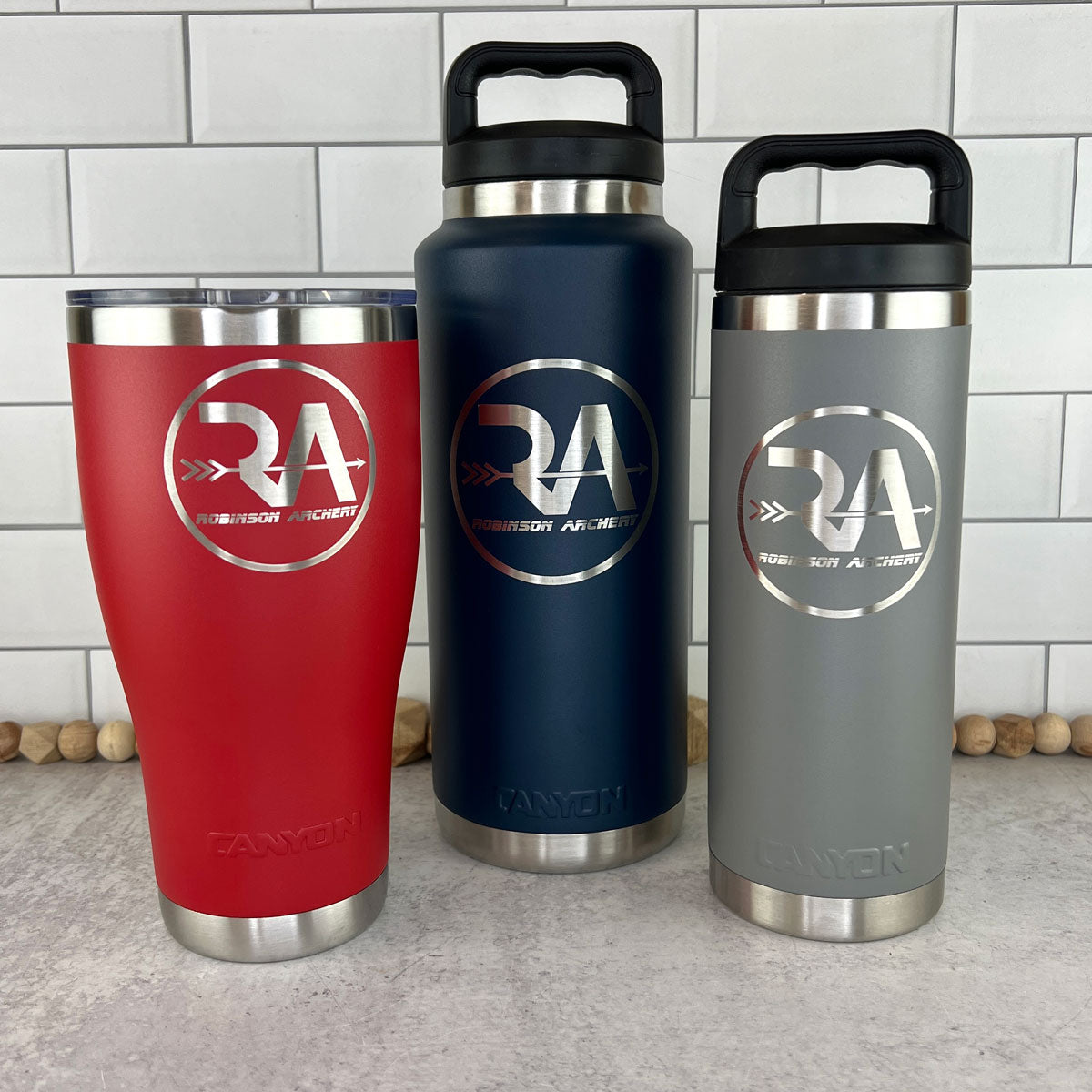 Custom Laser Engraved 32 oz Water Bottles image 4